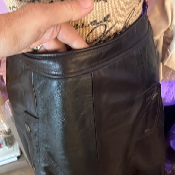 Chloé 2016 Runway Leather Maxi Skirt 36/38 - Picture 14 of 16